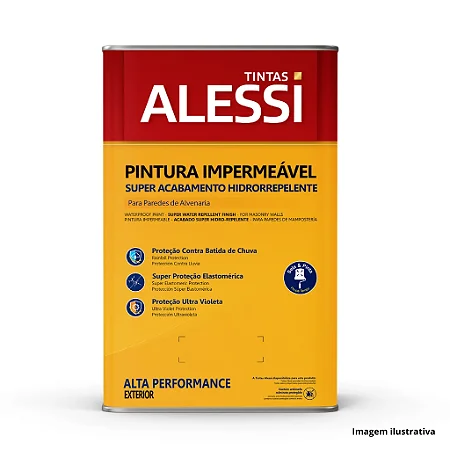 Pintura Impermeável Branco 18L ALESSI