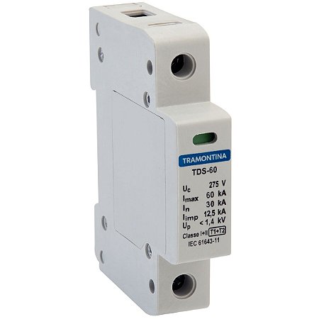 Dispositivo de Proteção Contra Surtos DPS 1 Polo 60kA TDS Tramontina