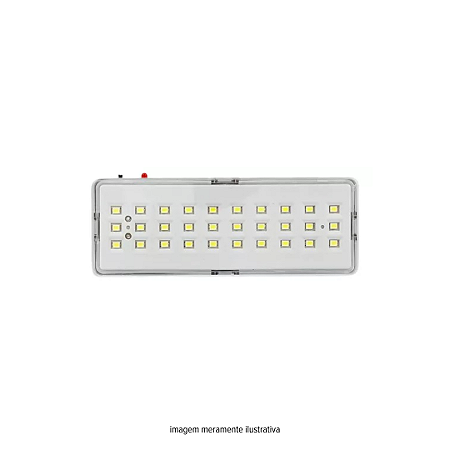 Luminária de Emergência 4W 60 LEDs Bivolt AVANT