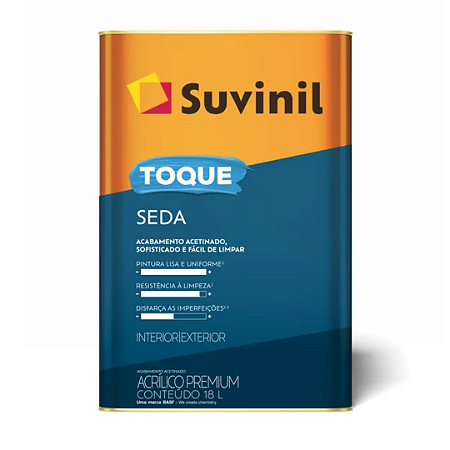Tinta Acrílica Toque Seda 18L Gelo Suvinil