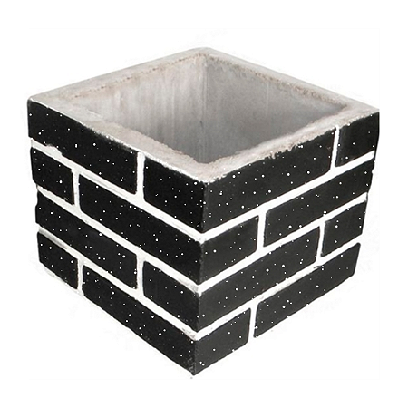 Prolongador 25cm 30X30 P/Chaminé/Churrasqueira HD Black Pintado