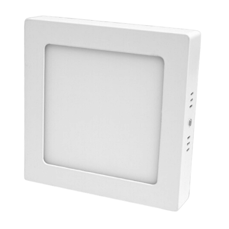 Painel Led Quadrado Sobrepor 24W Branco 6k PS Rajix