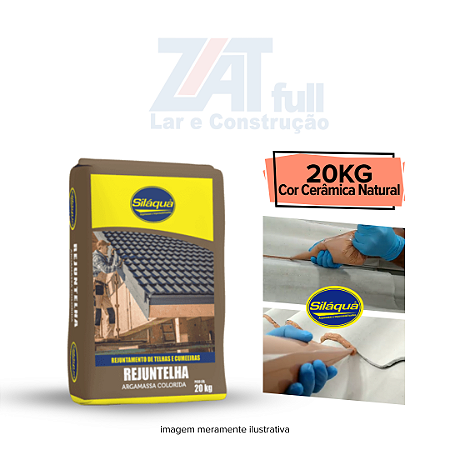 Rejuntelha Cerâmica Natural 20 kg Silaqua