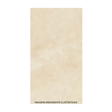 Revestimento Cerâmico "A" 38x82 Ilusione Beige Retificado Ceral (Similar ao Porcelanato)