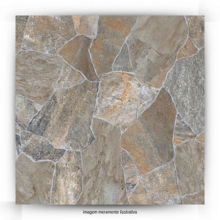 Piso Cerâmico "A" 60x60 Neptune Stone Antideslizante Angelgres