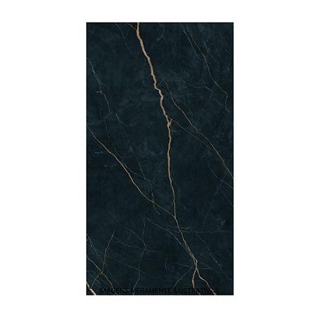 Piso Cerâmico "B" 62x120 Petroleo Polido Retificado Unique Ceral (Similar ao Porcelanato)