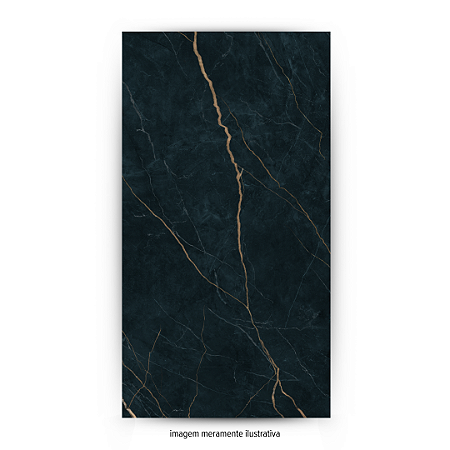 Piso Cerâmico "B" 62x120 Petroleo Polido Retificado Unique