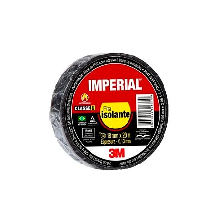 Fita Isolante 20m x 18mm Imperial