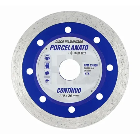 Disco Corte Diamantado Porcelanato 110MM Heavy Duty