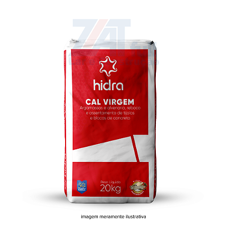 Cal Virgem 20Kg Hidra