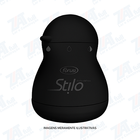 Ducha Elétrica Stilo Black 127V 5400W Forusi