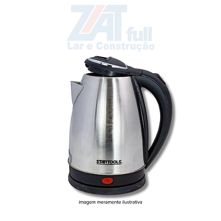 Chaleira Elétrica Aço Inox 1000W 2L Startools
