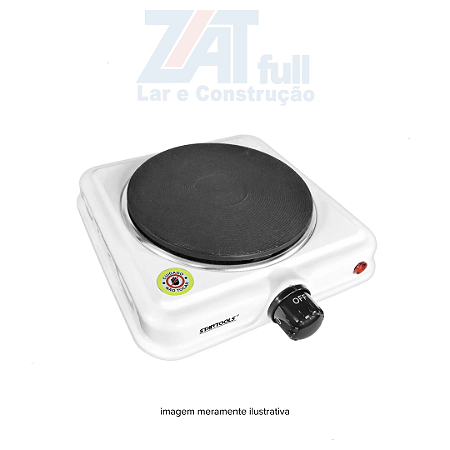 Fogareiro Elétrico Portátil 1 Boca 1000W 127V Startools