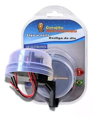 Rele Fotocélula Corujito Qualitronix