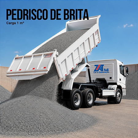 Pedrisco de Brita Carga 1 m³