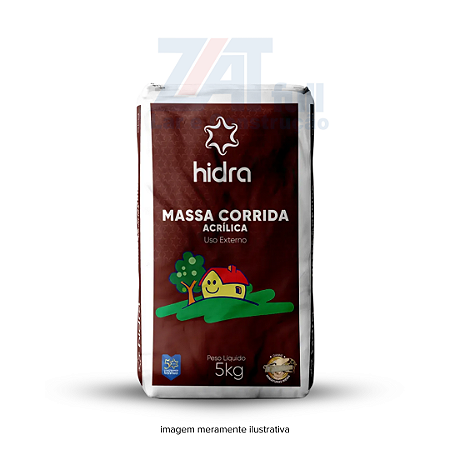 Massa Corrida Acrílica 5kg Hidra