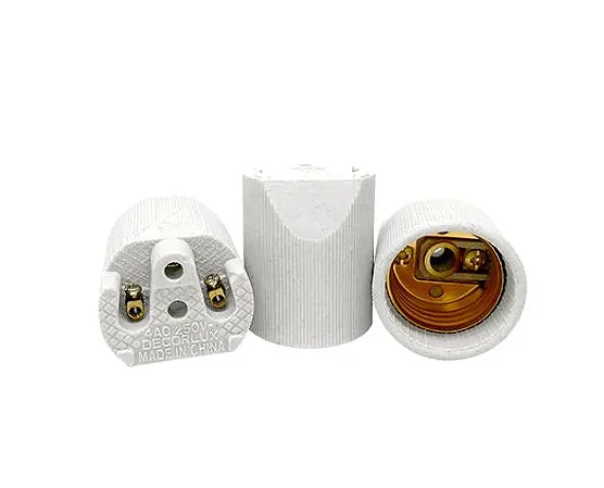 Bocal Soquete Porcelana E-27 P/ Spot Decorlux