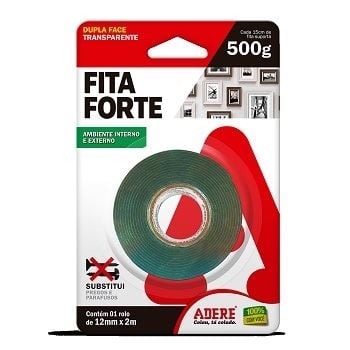 Fita Dupla Face 12mmx2m Verde Adere