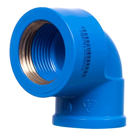 Joelho Soldável 90° 25x3/4 Azul Amanco