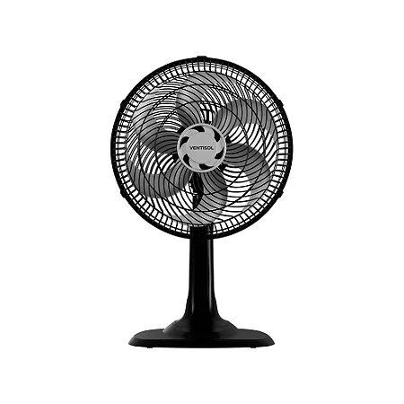Ventilador de Mesa 30cm Preto 127V Ventisol