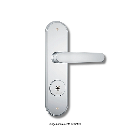 Kit Fechadura Tetra Madrid 1002/04 Cromada Hela