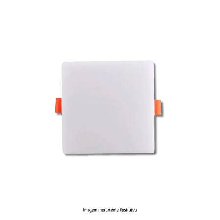 Painel Led Flat Deluxe Quadrado Embutir 18W 4000K AVANT
