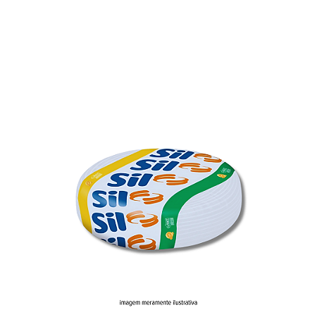 Cabo Flexível 4,0 mm 100 m Branco Sil