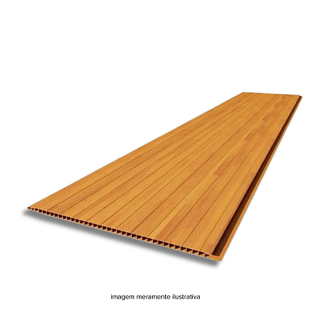 Forro PVC 6 mm 20 cm Cerejeira 6 m Fortplast