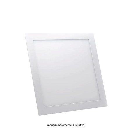 Painel Led 40W Alumínio Quadrado Embutir 6500k Ledz