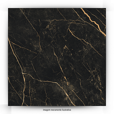 Piso Cerâmico "B" 60x60 Dark Gold Polido Retificado Ceral