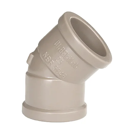 Joelho Soldável 45° 25 mm Plastilit