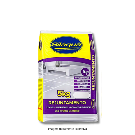 Rejunte 5 kg Camurça Silaqua