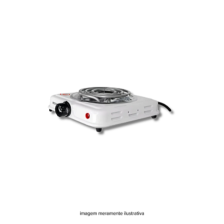 Fogareiro Elétrico Portátil 1 Boca C/ Grelha 1000W 127V Startools
