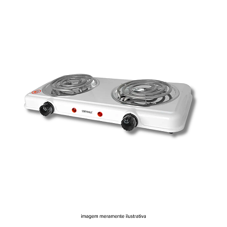 Fogareiro Elétrico Portátil 2 Bocas 2000W 127V Startools