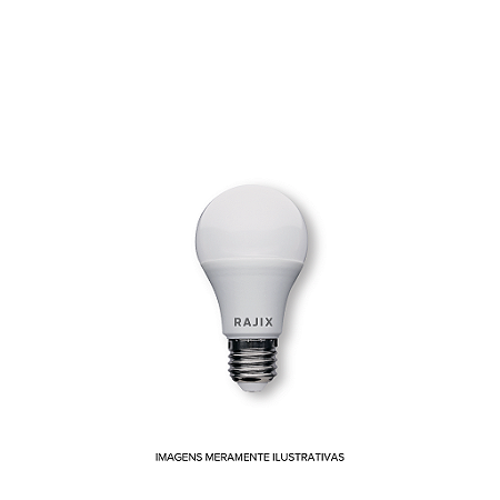 Lâmpada Led E-27 9W 3000K Rajix
