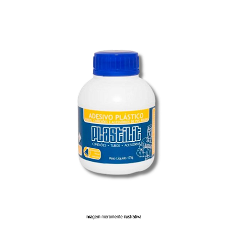 Adesivo PVC Frasco 175g Plastilit