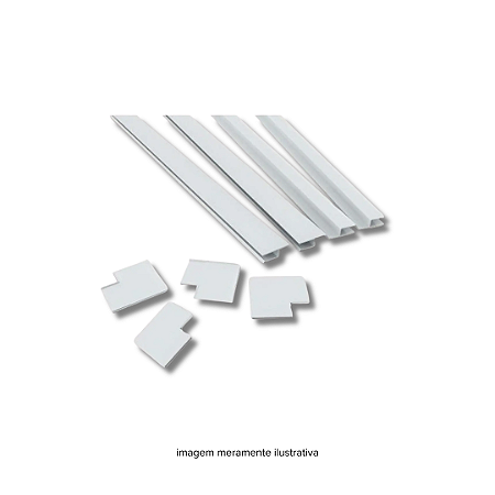 Alcapão Branco Kit C/ 8 Peças 80X80 Plastilit