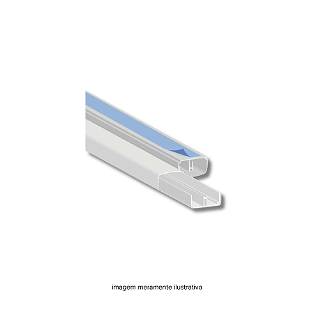Canaleta Sistema X 20X10X200 Branca Plastilit