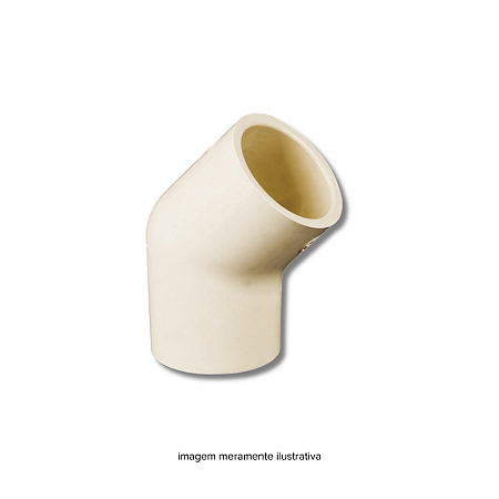 Joelho CPVC 45º 22 mm Plastilit