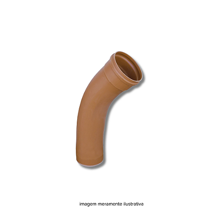 Curva Longa Esgoto 45º 50MM Plastilit