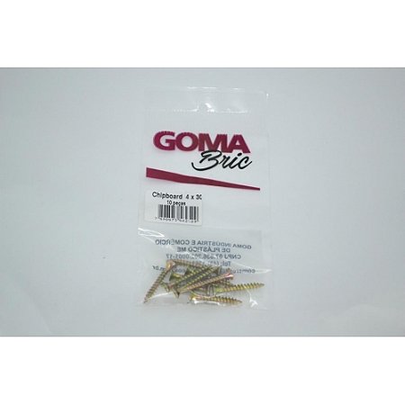Parafuso Chipboard 4,0x30 mm Goma