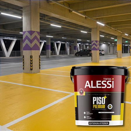 Tinta Piso Acrílica Premium Amarelo Demarcação 18 L Alessi