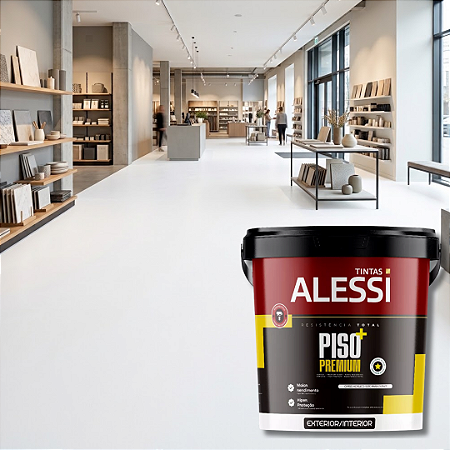 Tinta Piso Acrílica Premium Branco 18 L Alessi