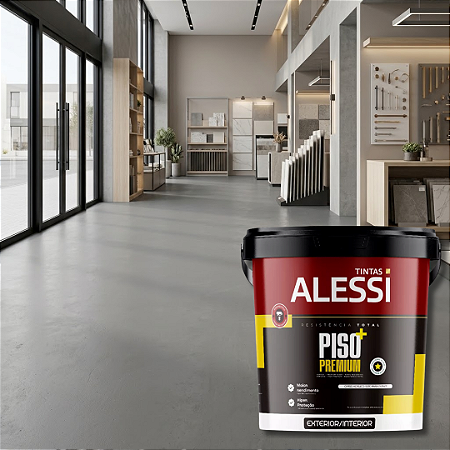 Tinta Piso Acrílica Premium Cinza 18 L Alessi