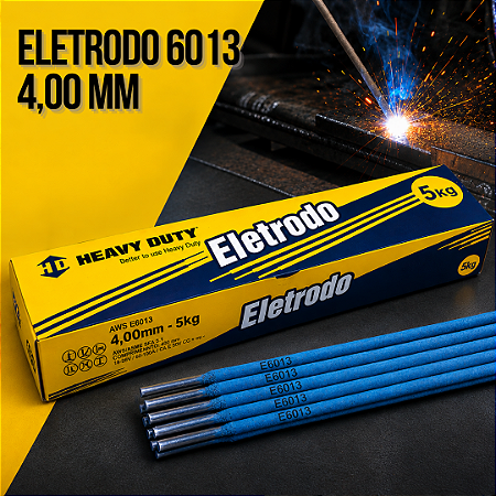 Eletrodo de Solda Revestido 4,00 mm E6013 5 kg Heavy Duty