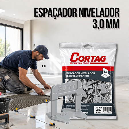 Espaçador Nivelador Eco 3,0 mm Prata Cortag