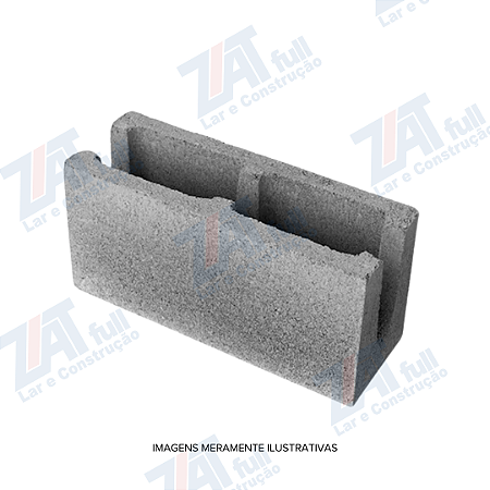 Bloco Canaleta 14x19x39
