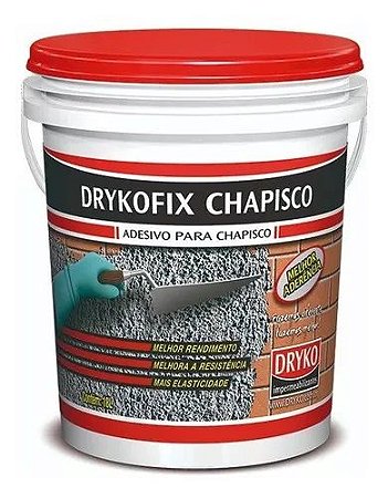 Adesivo PVA Líquido Para Chapisco e Argamassa Drykofix 18L Dryko