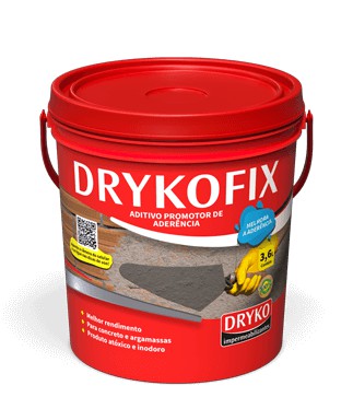 Adesivo PVA Líquido Para Chapisco e Argamassa Drykofix 3,6L Dryko