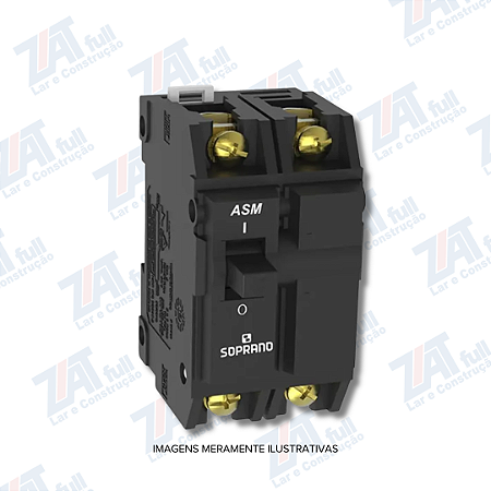 Disjuntor Bipolar Nema 20A Soprano